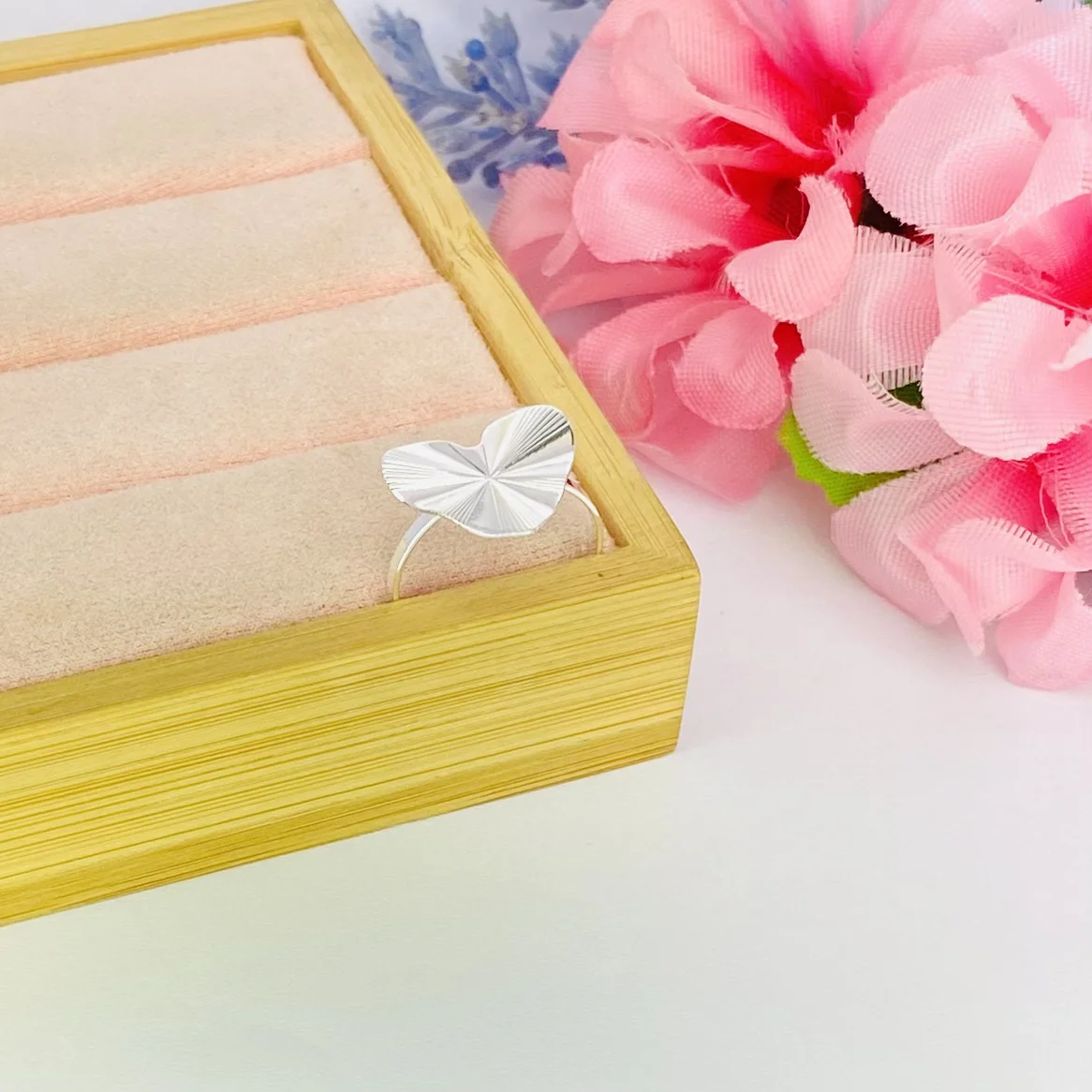 Anel coração ondulado ref 2941