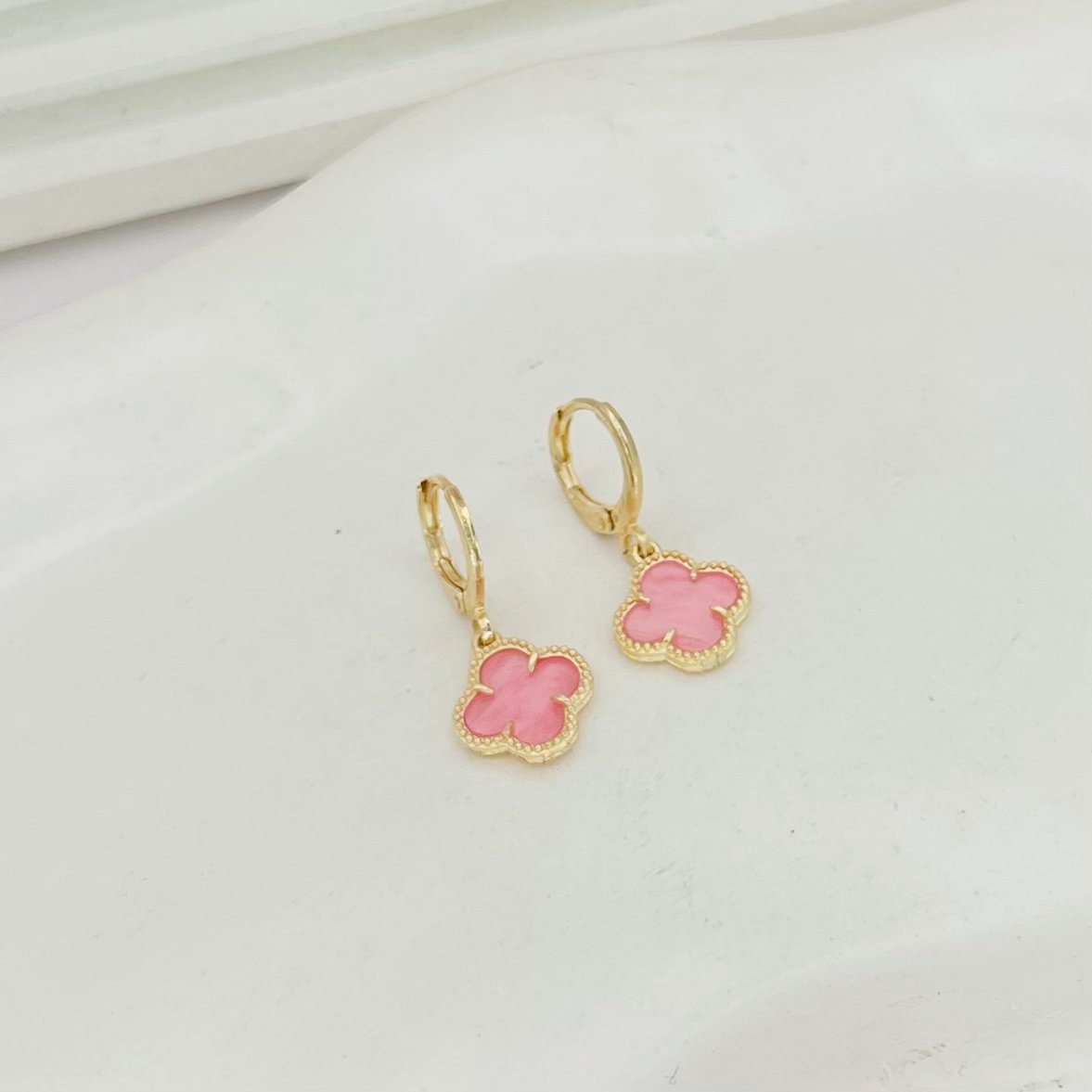 Brinco Argolinha Virginia Rosa Dourado Ref 3985