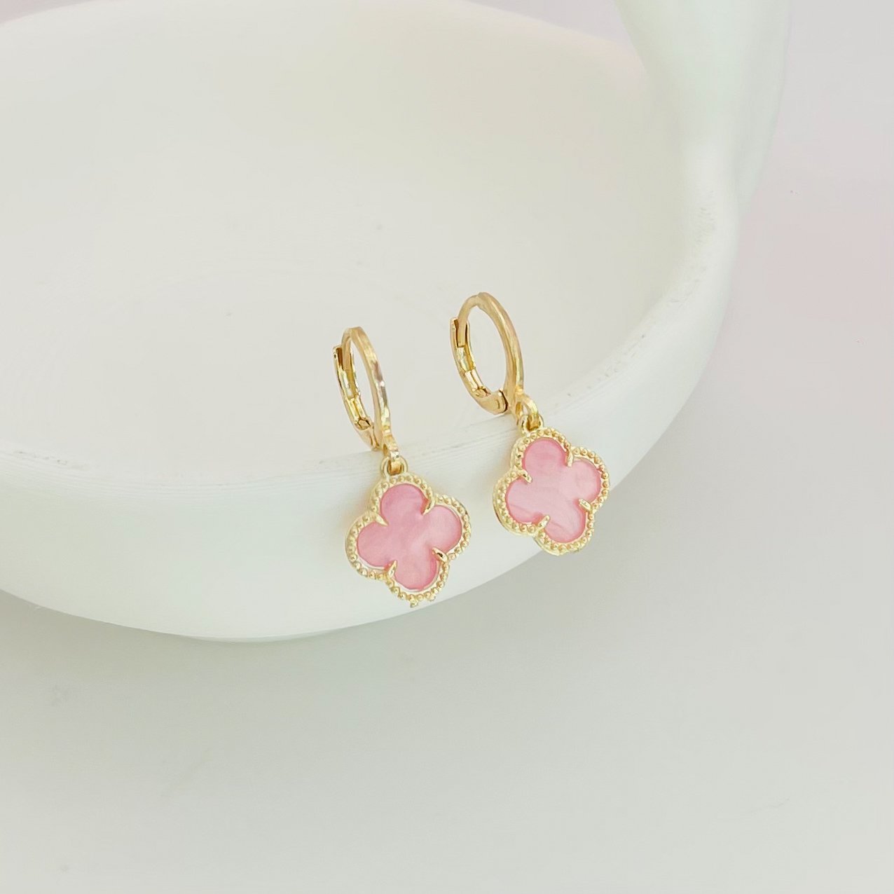 Brinco Argolinha Virginia Rosa Dourado Ref 3985