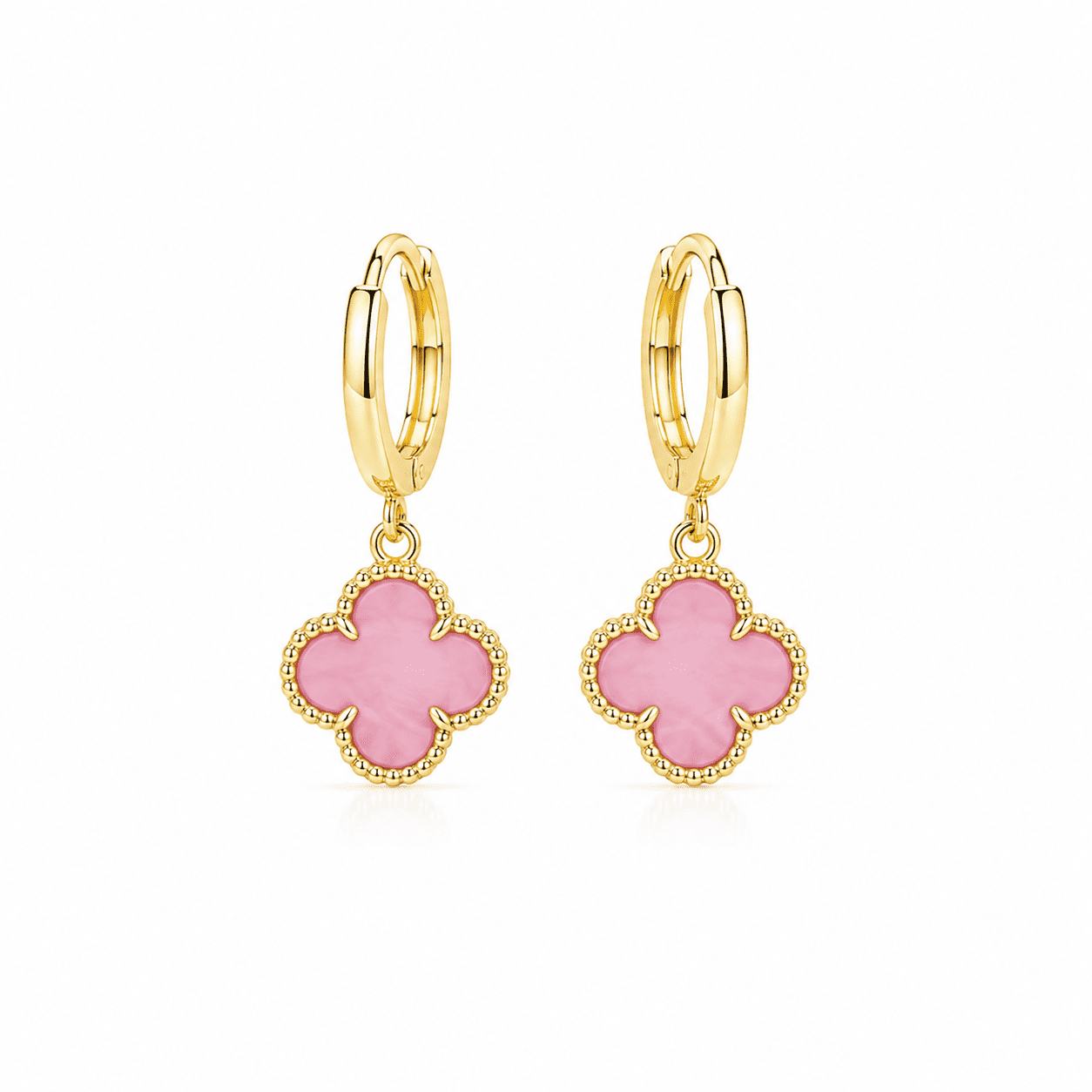 Brinco Argolinha Virginia Rosa Dourado Ref 3985