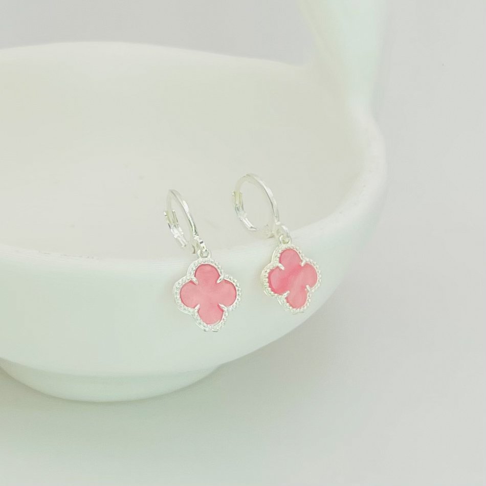 Brinco Argolinha Virginia Rosa Ref 3984