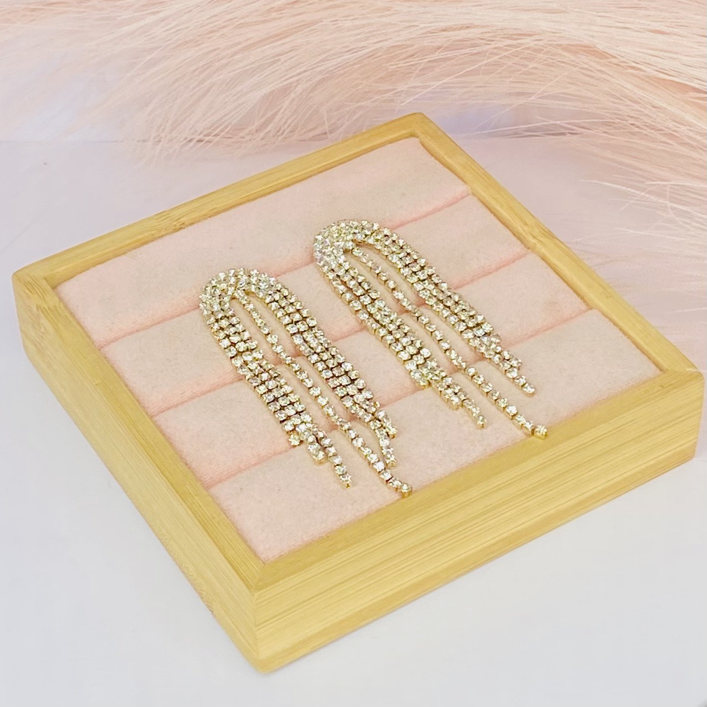 Brinco Longo Star Dourado Ref 2741