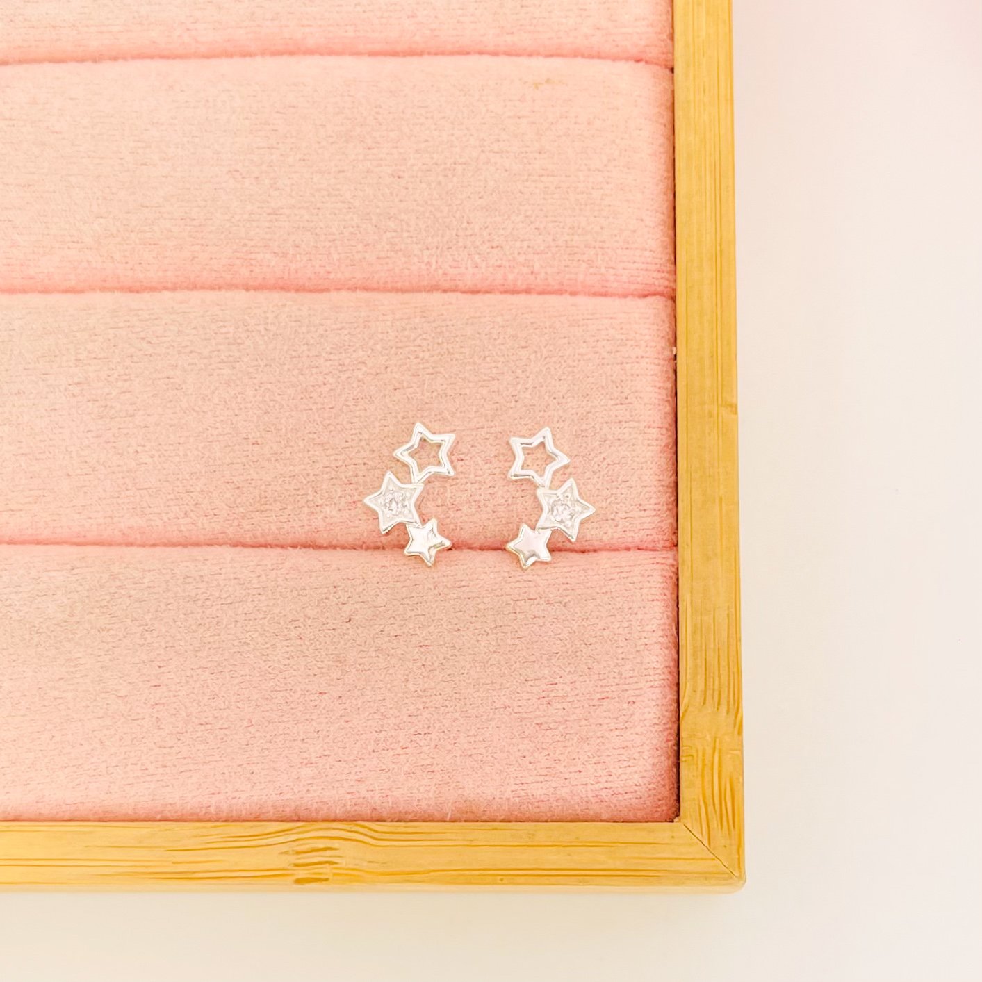 Brincos estrelinhas Ref 3402