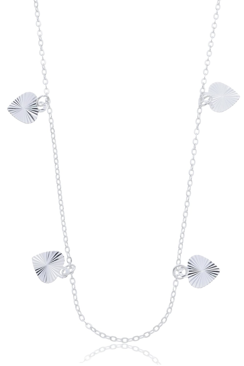 Choker coração diamantados ref 2148