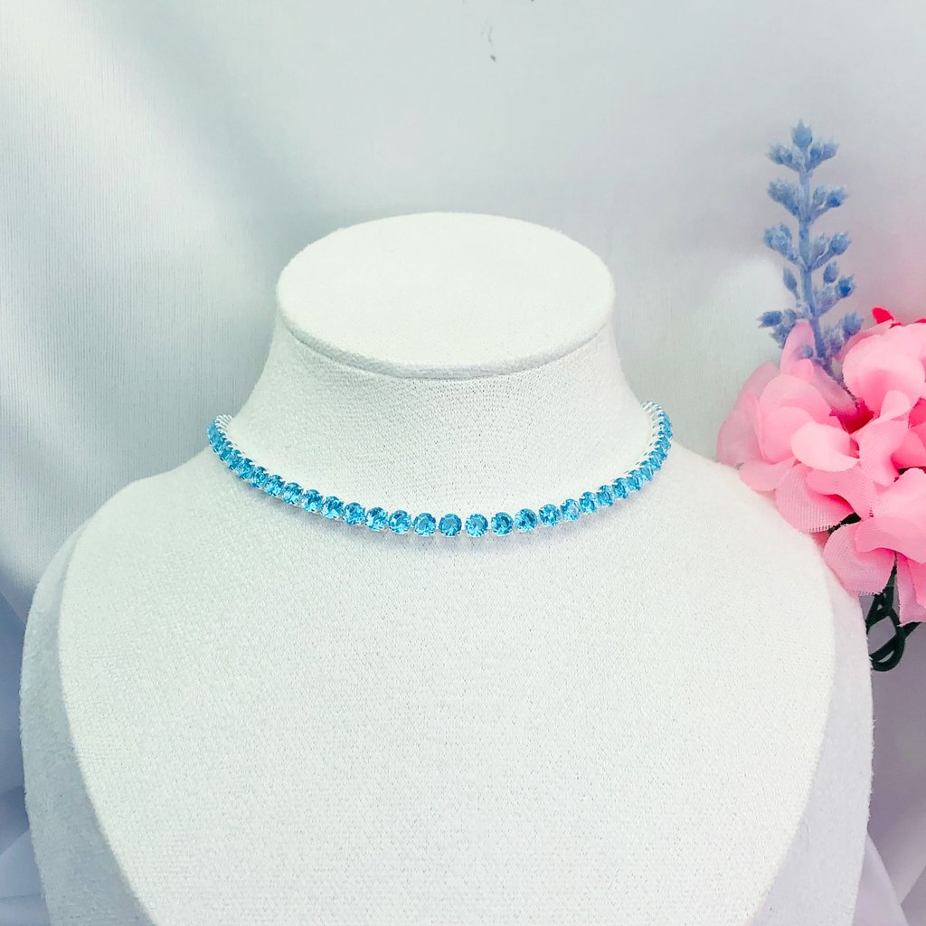 Choker riviera azul ref 1476