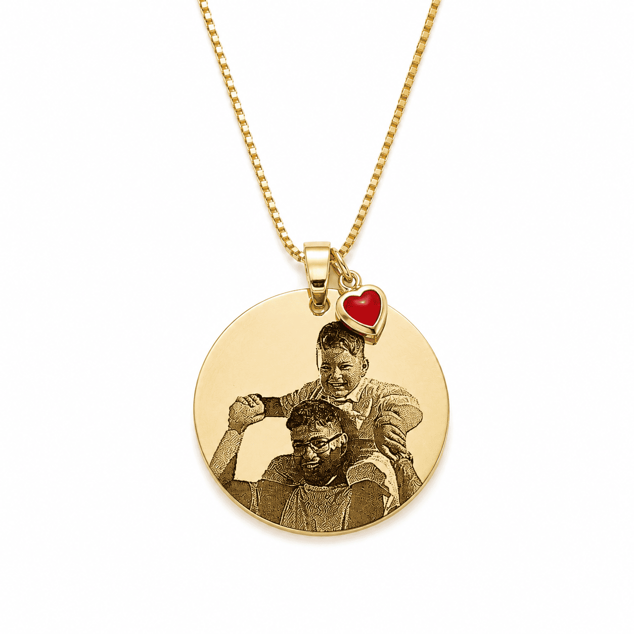 Colar personalizado medalha G dourado ref 2247