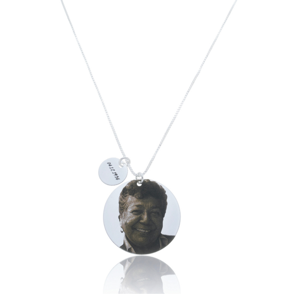Colar personalizado medalha G + medalha pp ref 2246