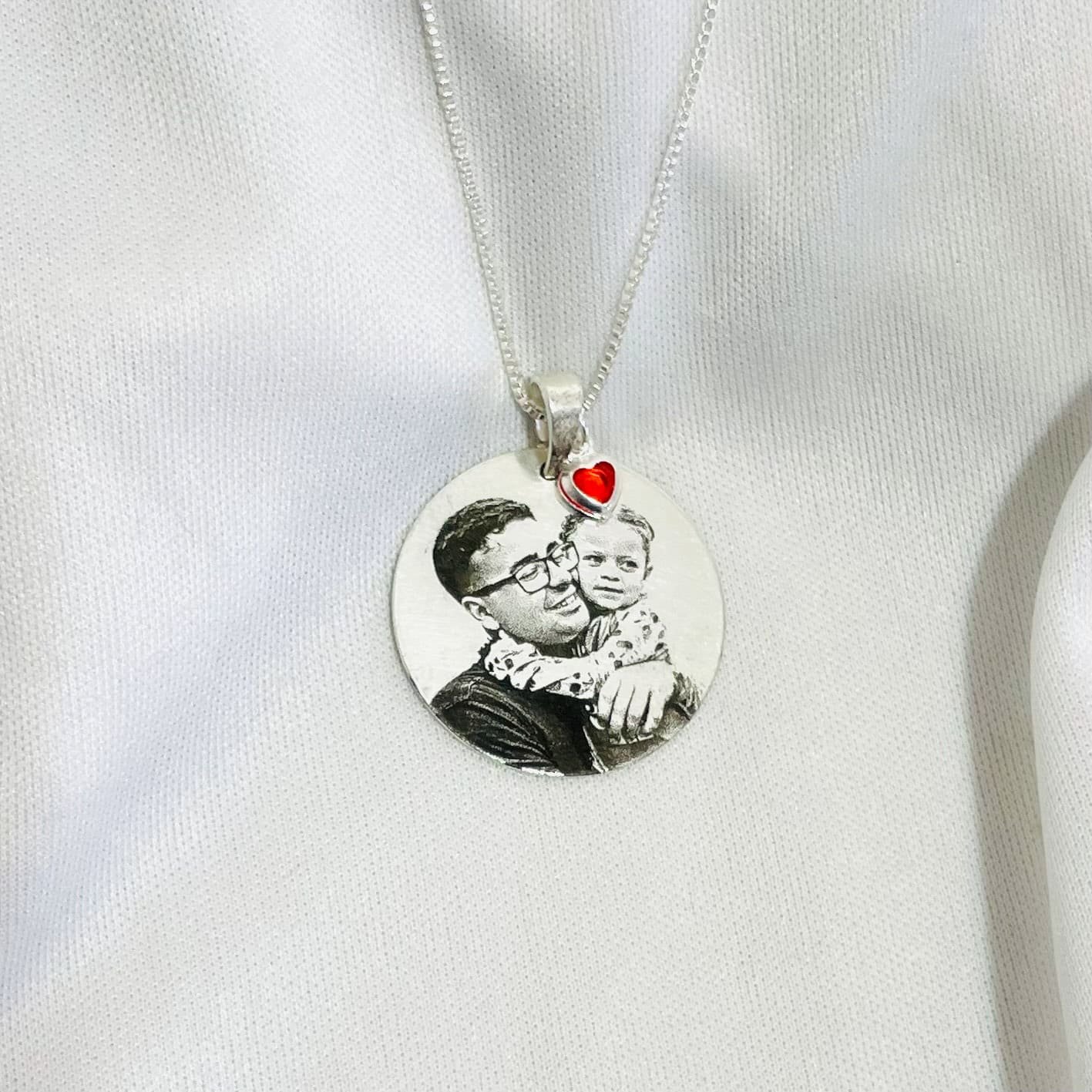 Colar personalizado medalha G ref 2239