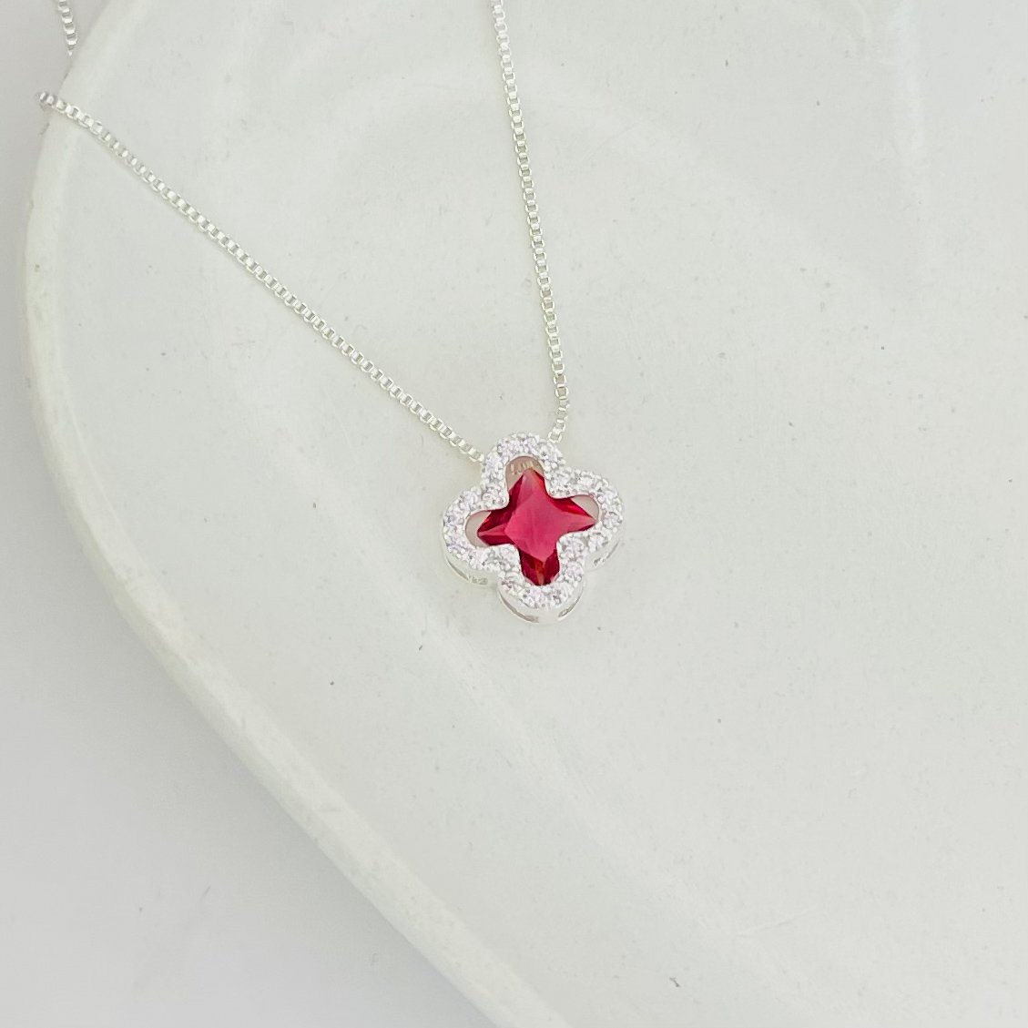 Colar virginia rosa cravejado ref 3970