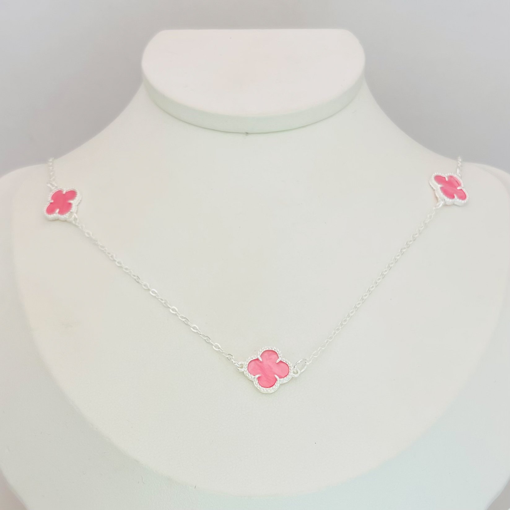 Colar virginia rosa ref 3958