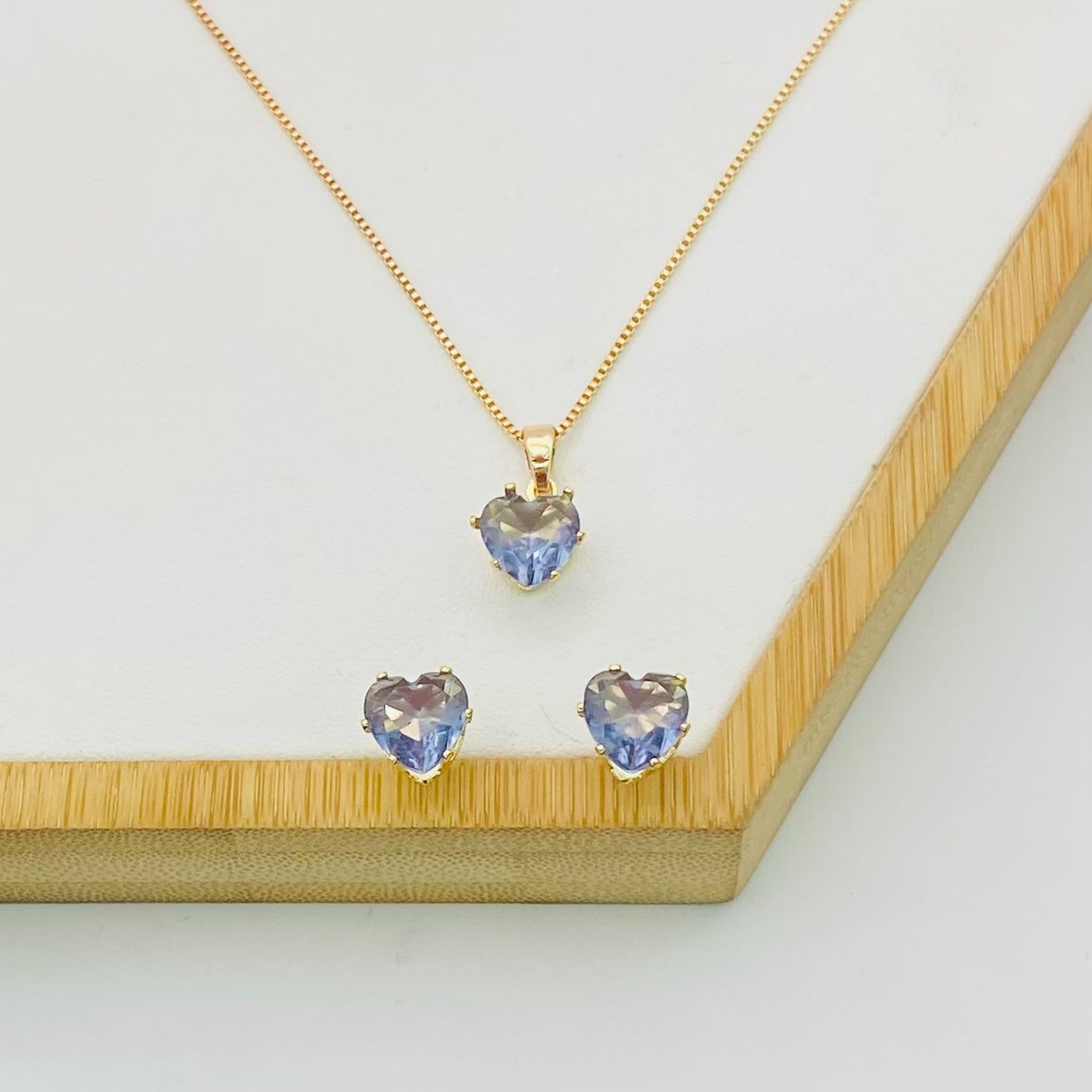 Conjunto By Mulher Roxo Dourado Ref 4021
