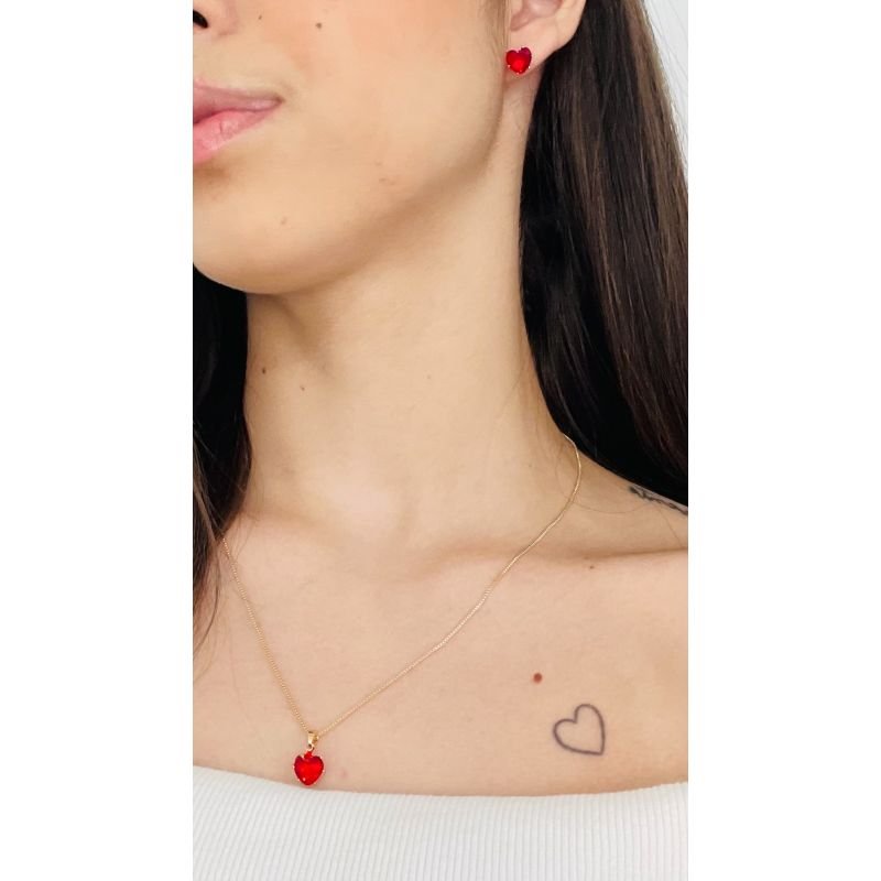 Conjunto By Mulher Vermelho Ref 4016