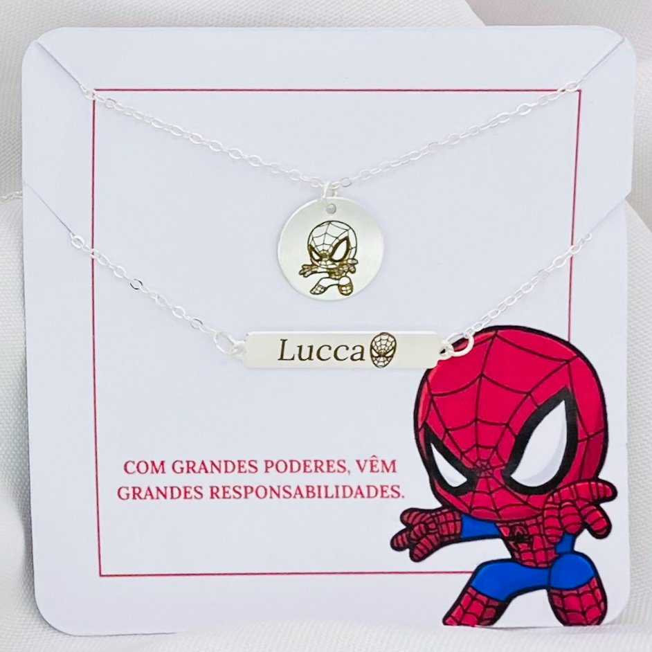 Conjunto Personalizado Masculino Homem Aranha Ref 3691