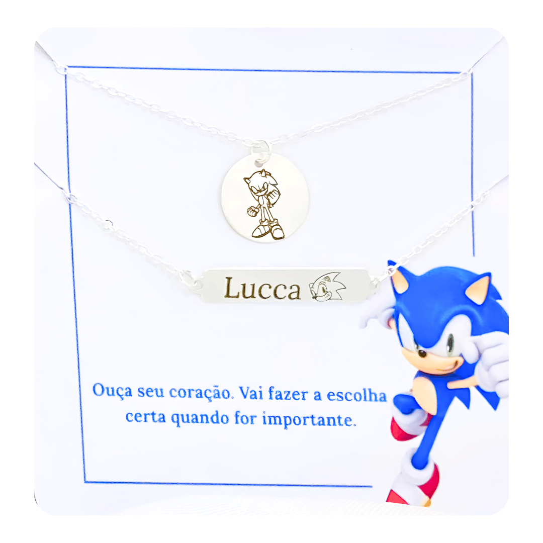 Conjunto Personalizado Masculino Sonic Ref 3690