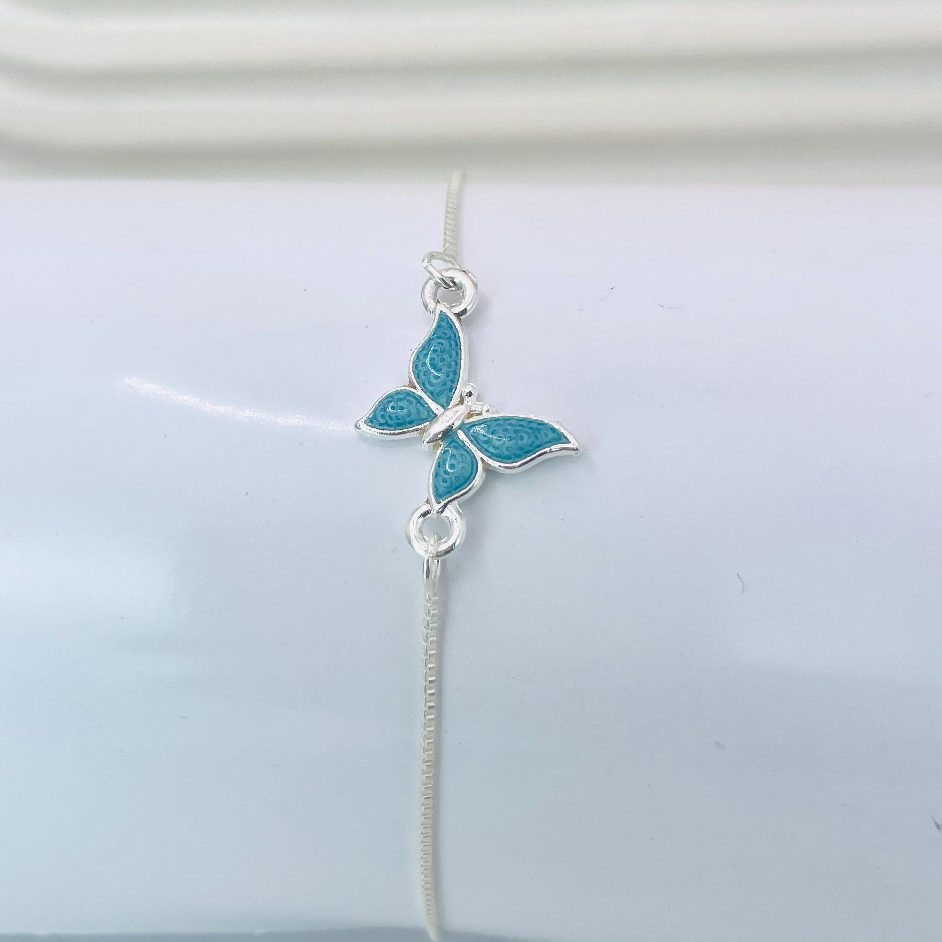 Pulseira borboleta azul REF 4088