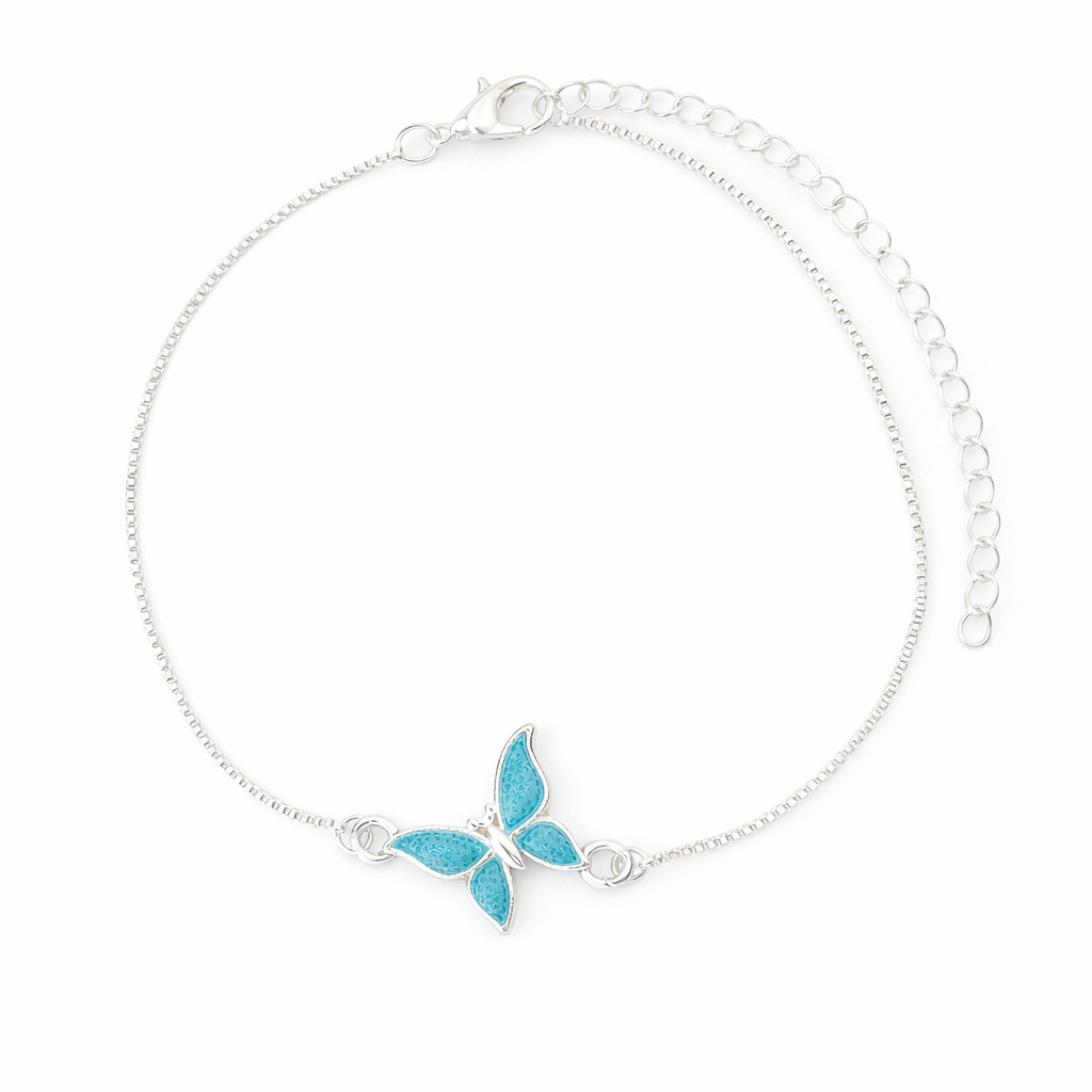 Pulseira borboleta azul REF 4088
