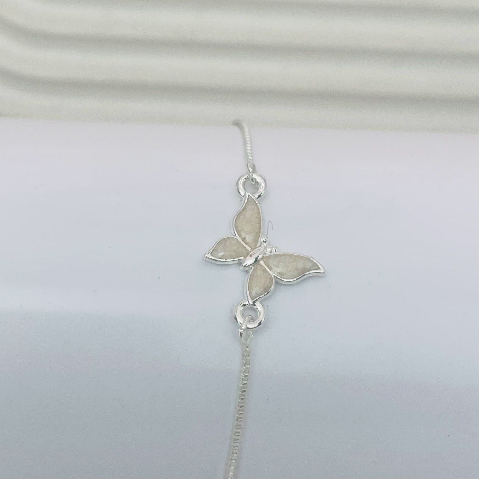 Pulseira borboleta cinza REF 4094