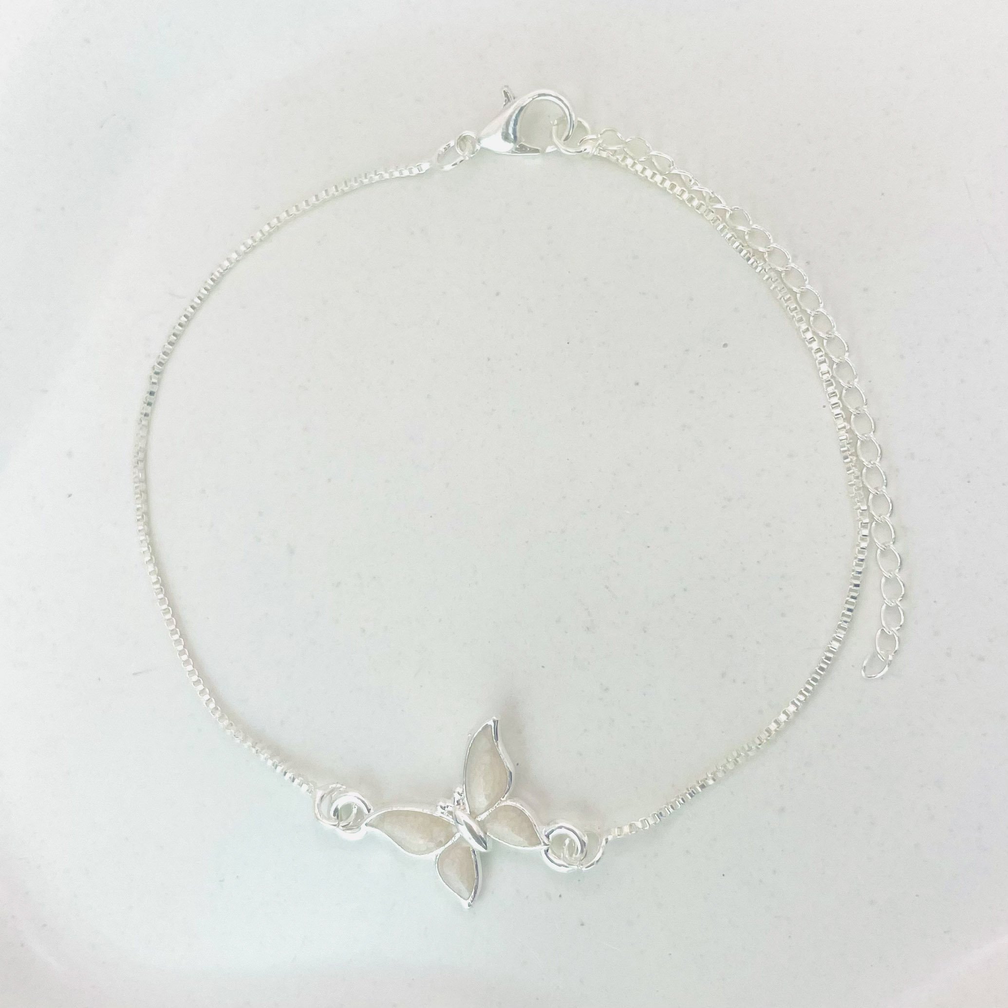 Pulseira borboleta cinza REF 4094