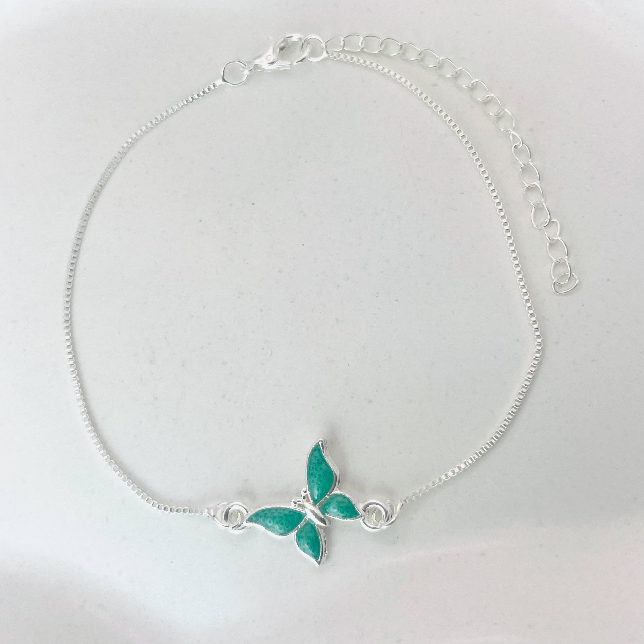 Pulseira borboleta verde REF 4090