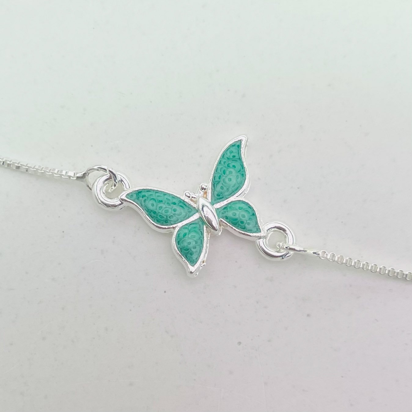 Pulseira borboleta verde REF 4090