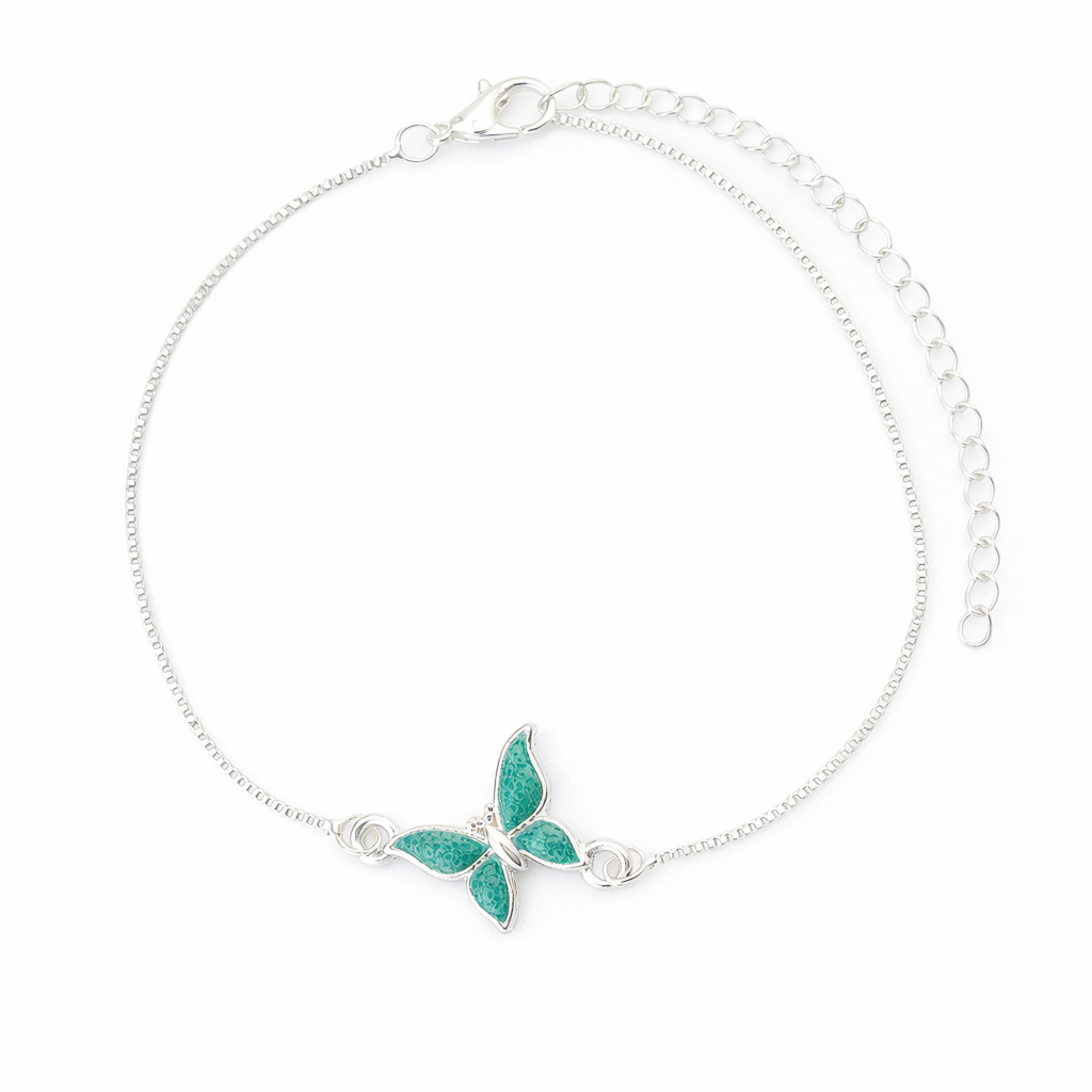Pulseira borboleta verde REF 4090