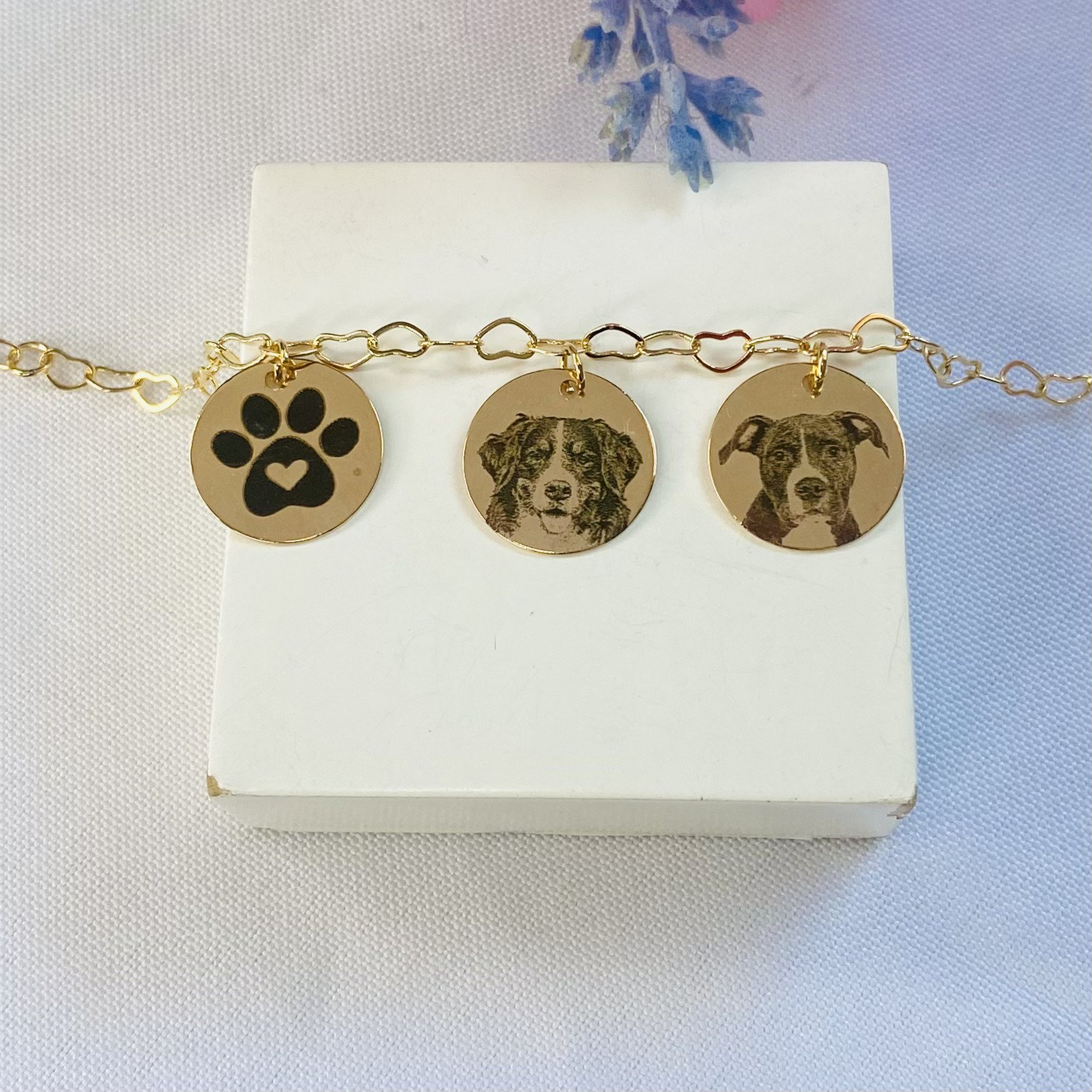 Pulseira Personalizada Medalha P Dourado Ref 2864